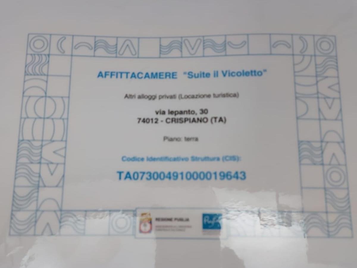 Suite Il Vicoletto Crispiano Zewnętrze zdjęcie